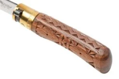 Old Bear Classical Carved Walnut XS, 9307-15-LNI Pocket Knife 16 Old Bear Classical Carved Walnut XS, 9307-15-LNI Pocket Knife -Famous Knife Shop OB9307 15 LNI 07 oldbear