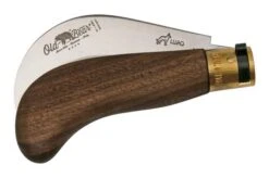 Old Bear Pruning Walnut L, 9747-21-LN Pruning Knife -Famous Knife Shop OB9747 21 LN 04 oldbear
