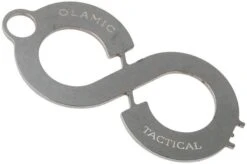 Olamic Wayfarer 247 Tanto Satin, Jeweled Handle Timascus Inlay, Blue Hardware -Famous Knife Shop OC24 M390 005 10 olamic