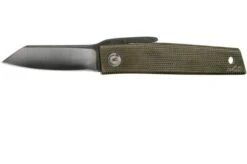 Ohta FK5 Higonokami-pocket Knife, Green Canvas Micarta