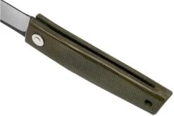 Ohta FK5 Higonokami-pocket Knife, Green Canvas Micarta -Famous Knife Shop OHTA OFF FK5 M G 05 ohta knives