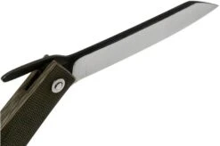 Ohta FK9 Higonokami-pocket Knife, Green Canvas Micarta -Famous Knife Shop OHTA OFF FK9 M G 06 ohta knives