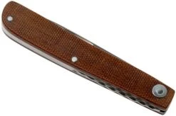 Ohta OLF SS FK Ohta Light Folder Pocket Knife, Natural Canvas Micarta -Famous Knife Shop OHTA OLF SS FK M N 04 ohta knives