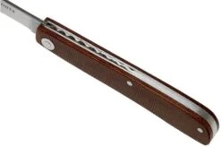 Ohta OLF SS FK Ohta Light Folder Pocket Knife, Natural Canvas Micarta -Famous Knife Shop OHTA OLF SS FK M N 07 ohta knives