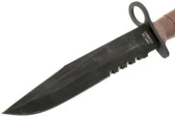Ontario-3S Bayonet Brown, 6504 -Famous Knife Shop OKC6504 03 ontario okc6504 03