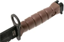 Ontario-3S Bayonet Brown, 6504 -Famous Knife Shop OKC6504 05 ontario okc6504 05
