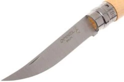 Opinel Pocket Knife No. 8 Slim Line, Stainless Steel, Beech -Famous Knife Shop OP000516 03 opinel op000516 03