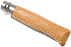 Opinel Pocket Knife No. 8 Luxury Range, Stainless Steel, Oak -Famous Knife Shop OP002021 04 opinel op002021 04