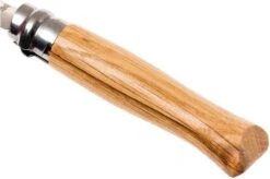 Opinel Pocket Knife No. 8 Luxury Range, Stainless Steel, Oak -Famous Knife Shop OP002021 05 opinel op002021 05