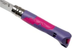 Opinel Outdoor No. 07 Junior Pocket Knife, Purple/Parma -Famous Knife Shop OP002152 06 opinel