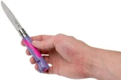 Opinel Outdoor No. 07 Junior Pocket Knife, Purple/Parma -Famous Knife Shop OP002152 07 opinel
