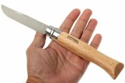 Opinel No. 12 Pocket Knife, Stainless Steel, Blade Length 12 Cm 12 Opinel No. 12 Pocket Knife, Stainless Steel, Blade Length 12 Cm -Famous Knife Shop OP012 RV 05 opinel op012 rv d5