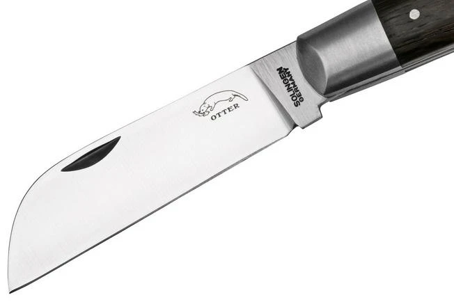 Otter Anchor Knife 172 ML Large Carbon, Smoked Oak, Stainless Anchor, Pocket Knife 5 Otter Anchor Knife 172 ML Large Carbon, Smoked Oak, Stainless Anchor, Pocket Knife - Image 3