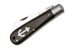 Otter Anchor Knife 172 ML Large Carbon, Smoked Oak, Stainless Anchor, Pocket Knife 12 Otter Anchor Knife 172 ML Large Carbon, Smoked Oak, Stainless Anchor, Pocket Knife -Famous Knife Shop OR172ML 04 otter
