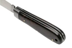 Otter Anchor Knife 174 M.L. Small Carbon, Grenadilla, Brass Anchor, Pocket Knife -Famous Knife Shop OR174ML 05 otter