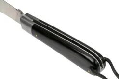 Otter Anchor Knife SET 173 Large Stainless, Grenadilla, Brass Anchor, Leather Strap, Pocket Knife -Famous Knife Shop ORSET173 04 otter