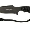 Pohl Force Compact Two Black 6032 Fixed Knife, Dietmar Pohl Design -Famous Knife Shop PF6032 01 pohl