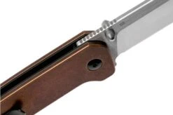 QSP Knife Penguin QS130-K Copper, Satin, Pocket Knife -Famous Knife Shop QS130 K 06 qsp