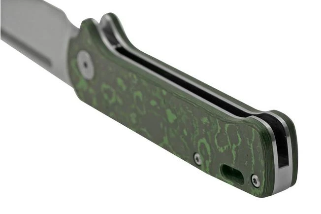 QSP Knife Penguin QS130SJ-E1, CPM 20CV Stonewashed, Fat Carbon Jungle Wear, Slipjoint Pocket Knife 6 QSP Knife Penguin QS130SJ-E1, CPM 20CV Stonewashed, Fat Carbon Jungle Wear, Slipjoint Pocket Knife - Image 4