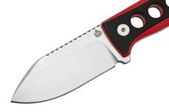 QSP Knife Canary QS141-B1 Stonewashed, Black Red G10, Neck Knife 10 QSP Knife Canary QS141-B1 Stonewashed, Black Red G10, Neck Knife -Famous Knife Shop QS141 B1 03 qsp