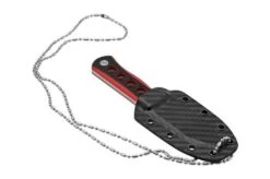 QSP Knife Canary QS141-B1 Stonewashed, Black Red G10, Neck Knife 13 QSP Knife Canary QS141-B1 Stonewashed, Black Red G10, Neck Knife -Famous Knife Shop QS141 B1 06 qsp