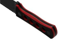 QSP Knife Canary QS141-B2 Blackwashed, Black Red G10, Neck Knife -Famous Knife Shop QS141 B2 04 qsp