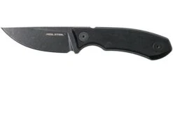 Real Steel Receptor 3551 Blackwashed Fixed Knife, Ostap Hel Design