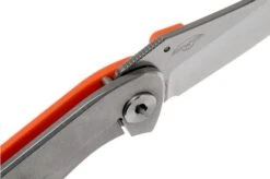 Real Steel Precision 3001 Orange 5122 Pocket Knife, Poltergeist Design -Famous Knife Shop RL5122 06 real steel knives