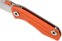Real Steel Precision 3001 Orange 5122 Pocket Knife, Poltergeist Design -Famous Knife Shop RL5122 07 real steel knives
