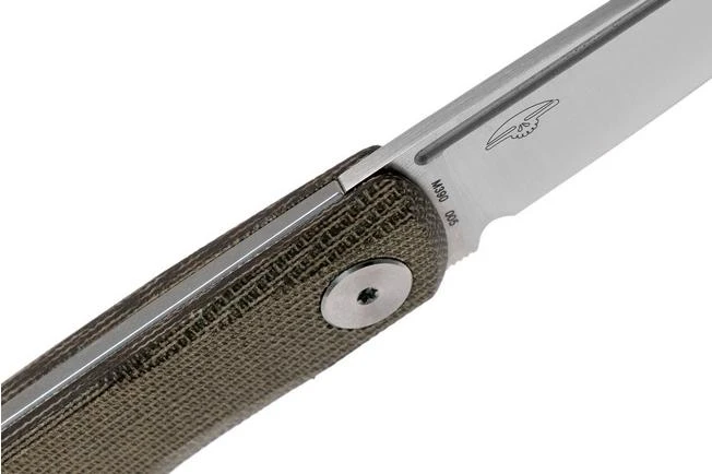 Real Steel Luna Premium II M390, Green Micarta 7006P Knivesandtools Exclusive Slipjoint Pocket Knife 8 Real Steel Luna Premium II M390, Green Micarta 7006P Knivesandtools Exclusive Slipjoint Pocket Knife - Image 6