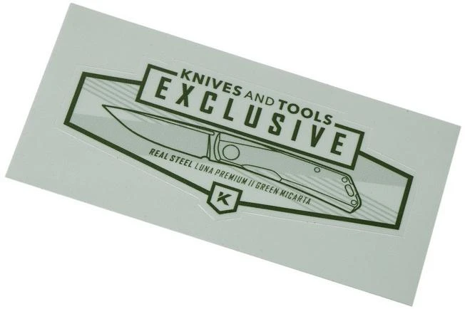 Real Steel Luna Premium II M390, Green Micarta 7006P Knivesandtools Exclusive Slipjoint Pocket Knife 10 Real Steel Luna Premium II M390, Green Micarta 7006P Knivesandtools Exclusive Slipjoint Pocket Knife - Image 8