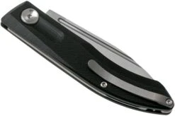 Real Steel Stella Black 7051 Pocket Knife, Poltergeist Design -Famous Knife Shop RL7051 04 real steel