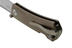 Real Steel Luna Maius Titanium Tan Bronze 7092, Pocket Knife -Famous Knife Shop RL7092 04 realsteel