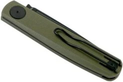 Real Steel G-Slip Compact Green 7866 Pocket Knife, Ostap Hel Design -Famous Knife Shop RL7866 04 real steel