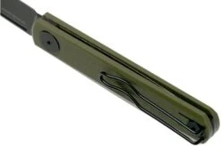 Real Steel G-Slip Compact Green 7866 Pocket Knife, Ostap Hel Design -Famous Knife Shop RL7866 05 real steel