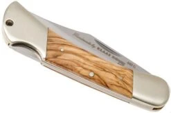 Robert Klaas Monolith Lockback 110mm Olive Wood 1997-460 Hunting Knife -Famous Knife Shop RS1997 437 04 robert klaas rs1997 437 04