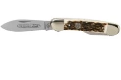 Robert Klaas Beer Canoe 95mm Stag Horn 2506-K-251 Pocket Knife 8 Robert Klaas Beer Canoe 95mm Stag Horn 2506-K-251 Pocket Knife -Famous Knife Shop RS2506 K 251 03 robert klaas