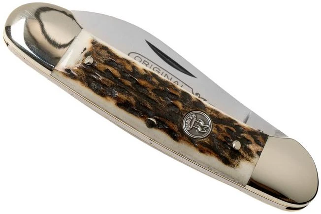 Robert Klaas Beer Canoe 95mm Stag Horn 2506-K-251 Pocket Knife 6 Robert Klaas Beer Canoe 95mm Stag Horn 2506-K-251 Pocket Knife - Image 4