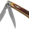 Rough Ryder Razor Trapper Amber Bone RR072 Slipjoint Pocket Knife -Famous Knife Shop RY072 01 rough ryder
