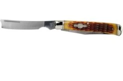 Rough Ryder Razor Trapper Amber Bone RR072 Slipjoint Pocket Knife -Famous Knife Shop RY072 03 rough ryder