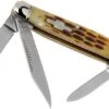 Rough Ryder Small Stockman Amber Bone RR194 Slipjoint Pocket Knife