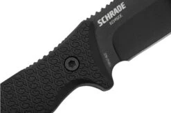 Schrade Bedrock Sheepsfoot, 1182514, Black Fixed Knife -Famous Knife Shop SC1182514 05 schrade