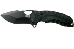 SOG Kiku XR Blackout Micarta 12-27-02-57 Pocket Knife, Kiku Matsuda Design