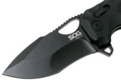 SOG Kiku XR Blackout Micarta 12-27-02-57 Pocket Knife, Kiku Matsuda Design -Famous Knife Shop SOG 12 27 02 57 03 sog