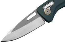 SOG One-Zero XR Smoke Gray Aluminum, Satin Chrome 12-73-04-57 Pocket Knife -Famous Knife Shop SOG 12 73 04 57 03 sog
