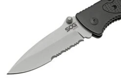 SOG Escape, Bead Blasted FF24-CP Pocket Knife -Famous Knife Shop SOG FF24 CP 03 sog