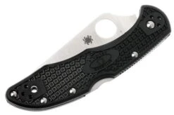 Spyderco Delica 4 C11PBK Saber Grind Pocket Knife -Famous Knife Shop SP C11PBK 04 spyderco c11pbk delica d4