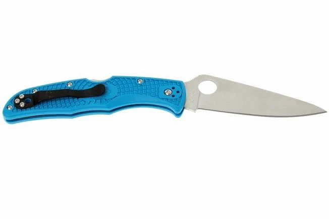 Spyderco Endura 4 Blue C10FPBL Pocket Knife 3 Spyderco Endura 4 Blue C10FPBL Pocket Knife
