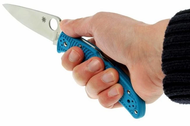 Spyderco Endura 4 Blue C10FPBL Pocket Knife 9 Spyderco Endura 4 Blue C10FPBL Pocket Knife - Image 7