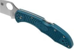 Spyderco Delica 4 Wharncliffe K390 C11FPWK390 Pocket Knife -Famous Knife Shop SPC11FPWK390 07 spyderco